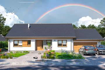  Projekt domu Tamara Modern WZ G2 (WOE1128) - projekt domu parterowego - Zdjęcie 1