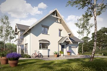  Projekt domu eko Typowy 36 (KKE1037) - projekt domu parterowego z poddaszem - Zdjęcie 3