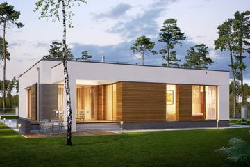  Projekt domu E-234 (WAX1138) - projekt domu parterowego - Zdjęcie 2