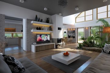  Projekt domu Lanella 6 (KKF1008) - projekt domu parterowego z poddaszem - Zdjęcie 5