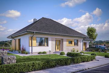  Projekt domu Domena 112 A (WRW1314) - projekt domu parterowego - Zdjęcie 2