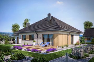  Projekt domu Domena 112 A (WRW1314) - projekt domu parterowego - Zdjęcie 3