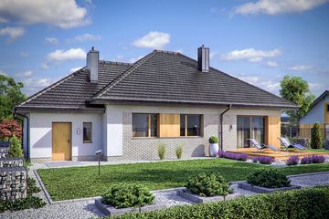  Projekt domu Domena 112 A (WRW1314) - projekt domu parterowego - Zdjęcie 4