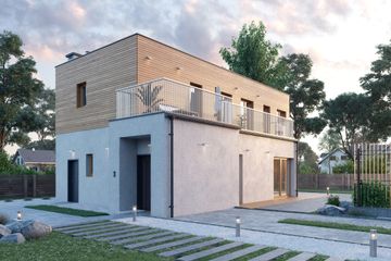  Projekt domu House 09 (WRG1074) - projekt domu z pełnym piętrem - Zdjęcie 5