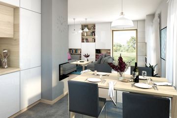  Projekt domu Kompaktowy 04 (KZB1018) - projekt domu parterowego z poddaszem - Zdjęcie 8