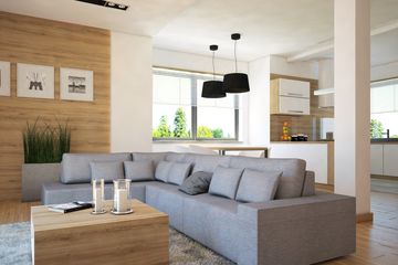  Projekt domu Asymmetricus I G1 (SLS1010) - projekt domu parterowego z poddaszem - Zdjęcie 4