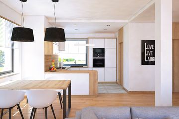  Projekt domu Asymmetricus I G1 (SLS1010) - projekt domu parterowego z poddaszem - Zdjęcie 5