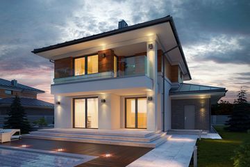  Projekt domu Kadyks (BSE1142) - projekt domu z pełnym piętrem - Zdjęcie 2