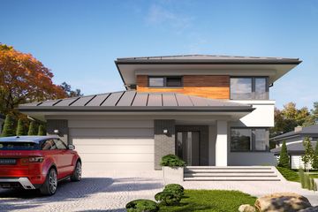  Projekt domu Kadyks 2 (BSE1143) - projekt domu z pełnym piętrem - Zdjęcie 1