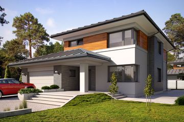  Projekt domu Kadyks 2 (BSE1143) - projekt domu z pełnym piętrem - Zdjęcie 3