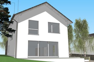  Projekt domu eko Typowy 30 (KKE1038) - projekt domu z pełnym piętrem - Zdjęcie 2