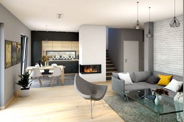  Projekt domu Kompaktowy 01 (KZB1015) - projekt domu parterowego z poddaszem - Zdjęcie 7