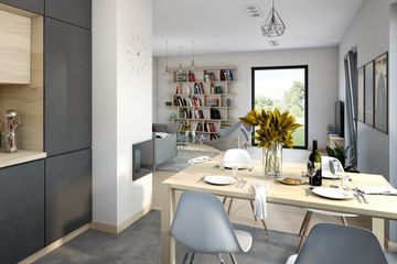  Projekt domu Kompaktowy 01 (KZB1015) - projekt domu parterowego z poddaszem - Zdjęcie 8