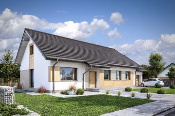  Projekt domu Domena 103 A-T (WRW1315) - projekt domu parterowego - Zdjęcie 1