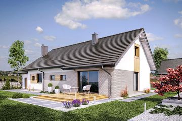  Projekt domu Domena 103 A-T (WRW1315) - projekt domu parterowego - Zdjęcie 3