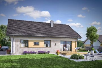  Projekt domu Domena 120 (WRW1316) - projekt domu parterowego - Zdjęcie 4