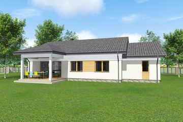  Projekt domu TK61G (WAK1090) - projekt domu parterowego - Zdjęcie 3