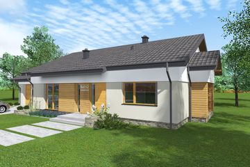  Projekt domu TK61G (WAK1090) - projekt domu parterowego - Zdjęcie 7