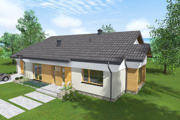  Projekt domu TK61G (WAK1090) - projekt domu parterowego - Zdjęcie 8