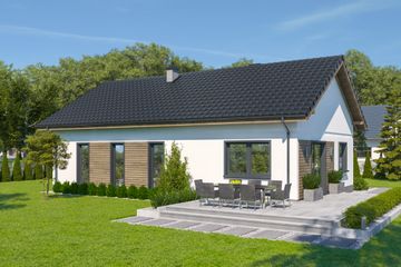  Projekt domu przy Przyjemnej 19 bis (KRK1534) - projekt domu parterowego - Zdjęcie 2
