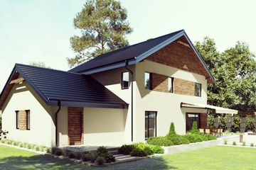  Projekt domu uA73 (WCB1092) - projekt domu z pełnym piętrem - Zdjęcie 3