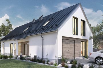  Projekt domu Z wnęką 04A (KZB1022) - projekt domu parterowego z poddaszem - Zdjęcie 4