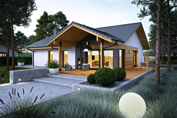  Projekt domu Mini 4 w. II (WRC2734) - projekt domu parterowego - Zdjęcie 4