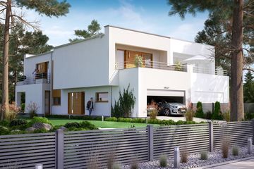  Projekt domu KA63 S (PKT1063) - projekt domu z pełnym piętrem - Zdjęcie 1