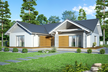  Projekt domu Mokka 10 (WOF1118) - projekt domu parterowego - Zdjęcie 2