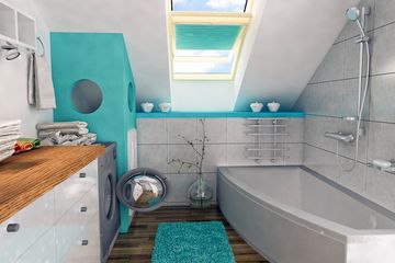  Projekt domu Mazurek III z garażem 1-st. [A] (WRF1954) - projekt domu parterowego z poddaszem - Zdjęcie 3