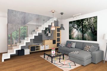  Projekt domu Sosnówka bez garażu [B] (WRF1867) - projekt domu parterowego z poddaszem - Zdjęcie 3