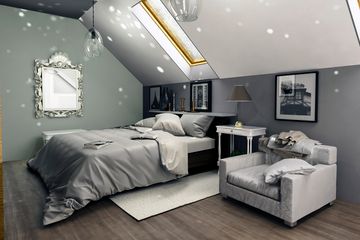  Projekt domu Sosnówka z garażem 1-st. bliźniak [A-BL2] (WRF1882) - projekt domu parterowego z poddaszem - Zdjęcie 9