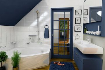  Projekt domu Sosnówka bez garażu bliźniak [B-BL1] (WRF1879) - projekt domu parterowego z poddaszem - Zdjęcie 7