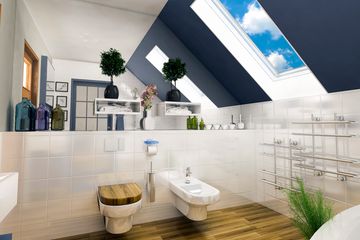  Projekt domu Sosnówka bez garażu bliźniak [B-BL2] (WRF1880) - projekt domu parterowego z poddaszem - Zdjęcie 8