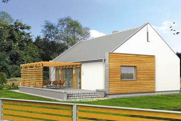  Projekt domu Epsylon Pro (WRH1220) - projekt domu parterowego - Zdjęcie 2