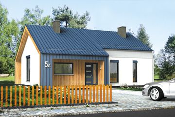  Projekt domu Moon (WRH1222) - projekt domu parterowego - Zdjęcie 1