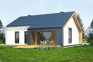  Projekt domu Moon (WRH1222) - projekt domu parterowego - Zdjęcie 2