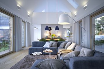  Projekt domu Familijny 1 (WAW1110) - projekt domu parterowego z poddaszem - Zdjęcie 6