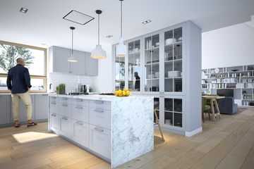  Projekt domu Familijny 1 (WAW1110) - projekt domu parterowego z poddaszem - Zdjęcie 12