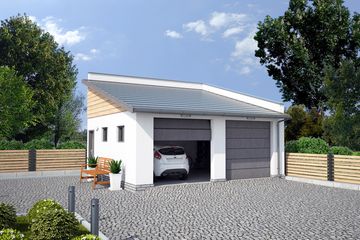  Projekt budynku gospodarczego G330J budynek gospodarczy (SLN2046) - projekt budynku parterowego - Zdjęcie 1