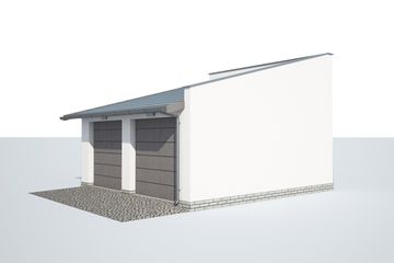  Projekt budynku gospodarczego G330J budynek gospodarczy (SLN2046) - projekt budynku parterowego - Zdjęcie 4