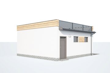  Projekt budynku gospodarczego G330K budynek gospodarczy (SLN2051) - projekt budynku parterowego - Zdjęcie 2
