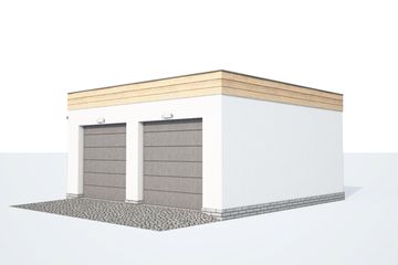  Projekt budynku gospodarczego G330K budynek gospodarczy (SLN2051) - projekt budynku parterowego - Zdjęcie 4