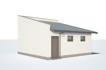  Projekt budynku gospodarczego G330I budynek gospodarczy (SLN2053) - projekt budynku parterowego - Zdjęcie 2