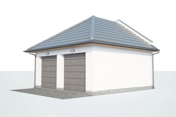  Projekt budynku gospodarczego G330G budynek gospodarczy (SLN2054) - projekt budynku parterowego - Zdjęcie 4