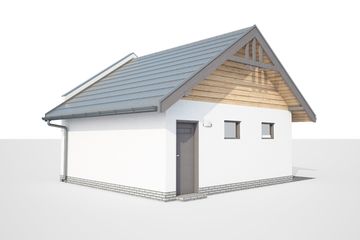  Projekt budynku gospodarczego G330D budynek gospodarczy (SLN2055) - projekt budynku parterowego - Zdjęcie 2