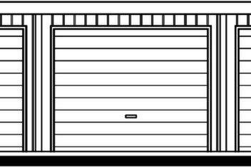  Projekt budynku gospodarczego GB43 K projekt budynku gospodarczego jedenastostanowiskowego (SLN2065) - projekt budynku parterowego - Zdjęcie 1