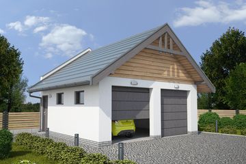  Projekt budynku gospodarczego G330B budynek gospodarczy (SLN2112) - projekt budynku parterowego - Zdjęcie 1