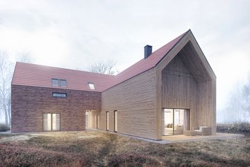  Projekt domu House x10.1 – murowany (WRG1075) - projekt domu parterowego z poddaszem - Zdjęcie 1