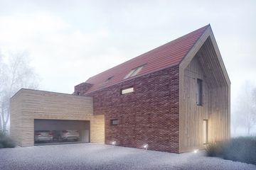  Projekt domu House x10.1 – murowany (WRG1075) - projekt domu parterowego z poddaszem - Zdjęcie 2